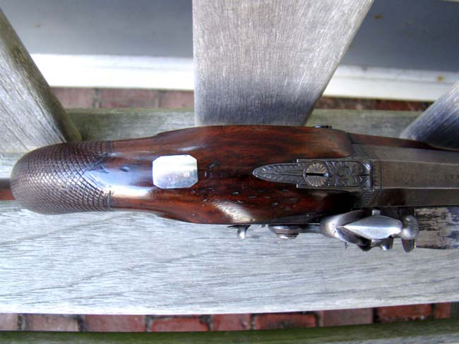 An exceptionally fine gentleman's flintlock travelling pistol by Clough & Sons, Bath, England, circa 1820. — image 10